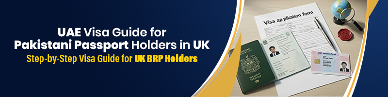 Visa application concept for Pakistani BRP holders in UK